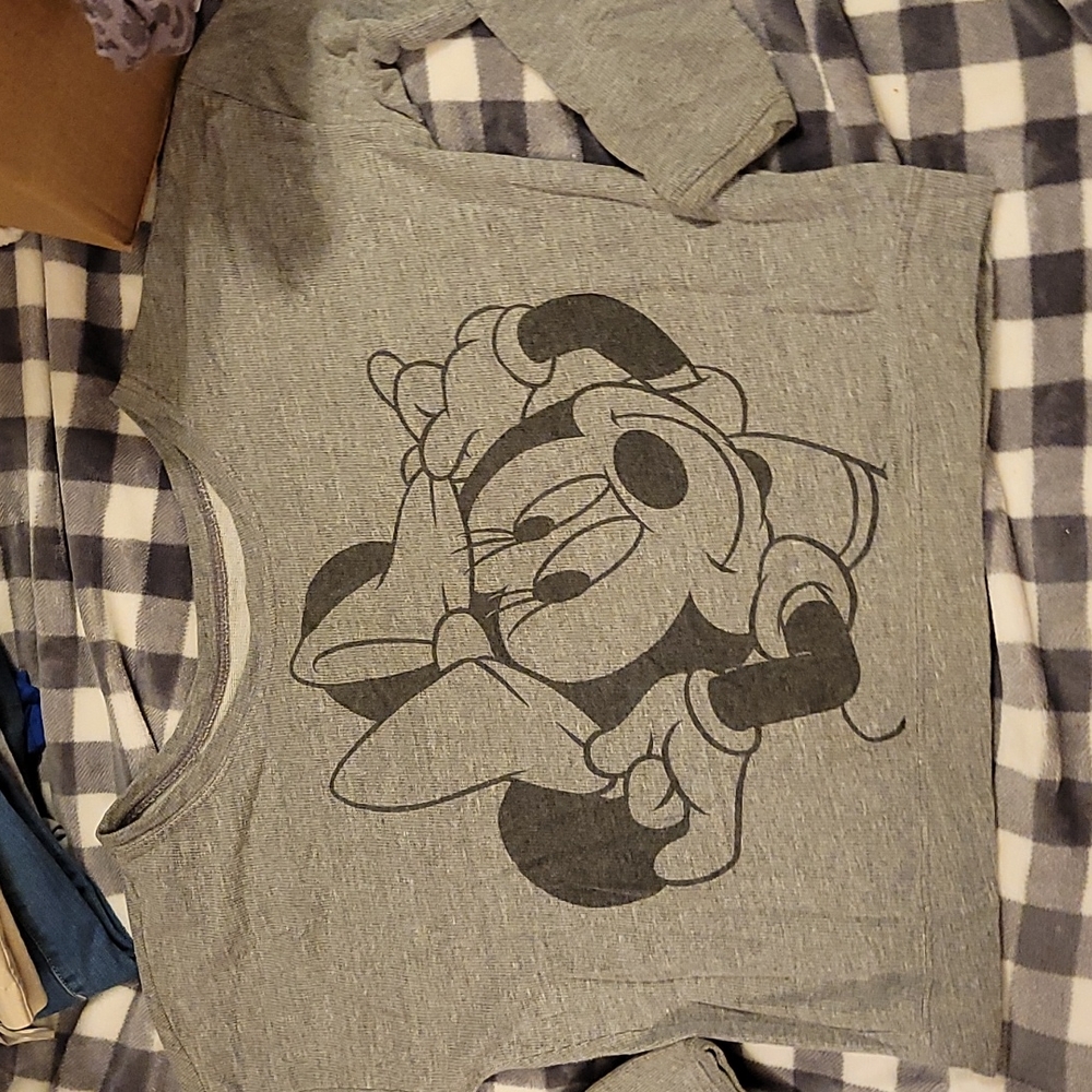 Minnie mouse crop long sleeve size Medium